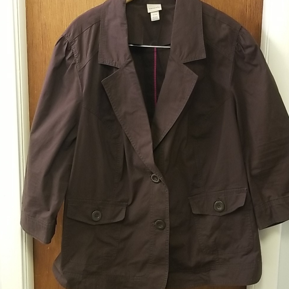 Venezia Light Blazer Brown